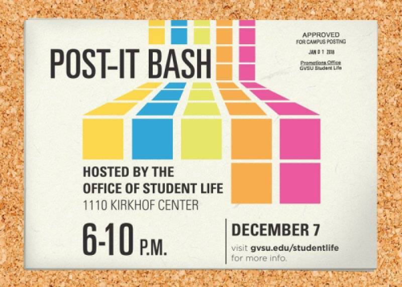 Example poster design that is approved for posting